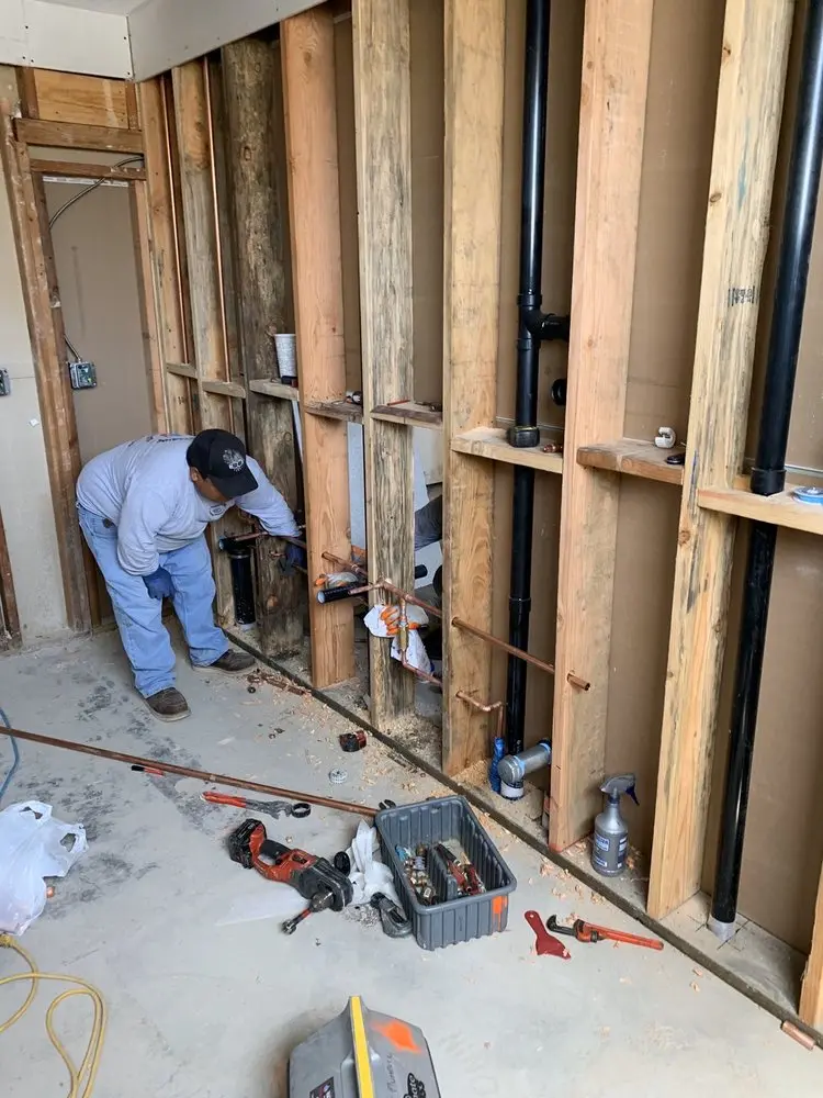 Commercial rough-in plumbing for Water Heater Replacement in Keystone Estates